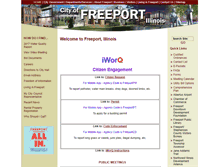 Tablet Screenshot of cityoffreeport.org